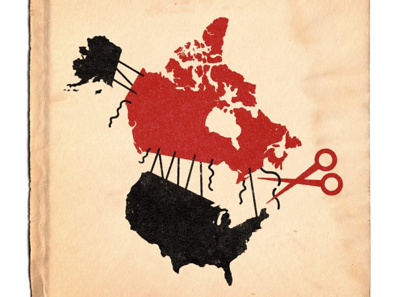 Gary Taxali "Cutting Ties" 10 x 10" print