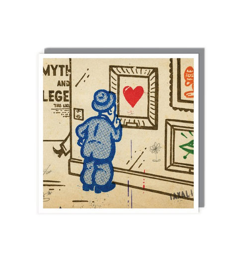 "Myths" Greeting Card - Signed - artist merchandise by Canadian artist Gary Taxali