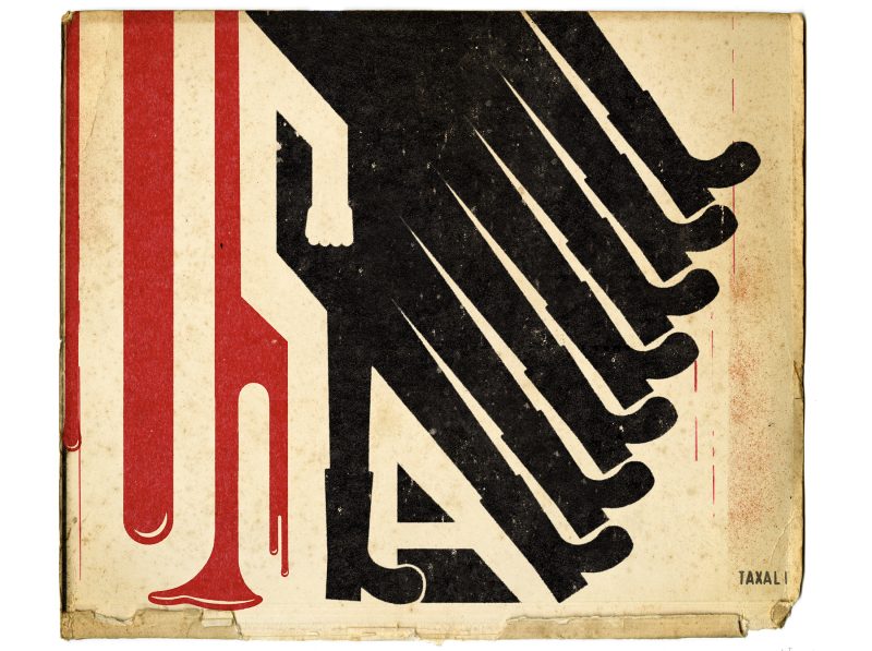 GARY TAXALI “ALL LOUD ON THE WESTERN FRONT” PRINT