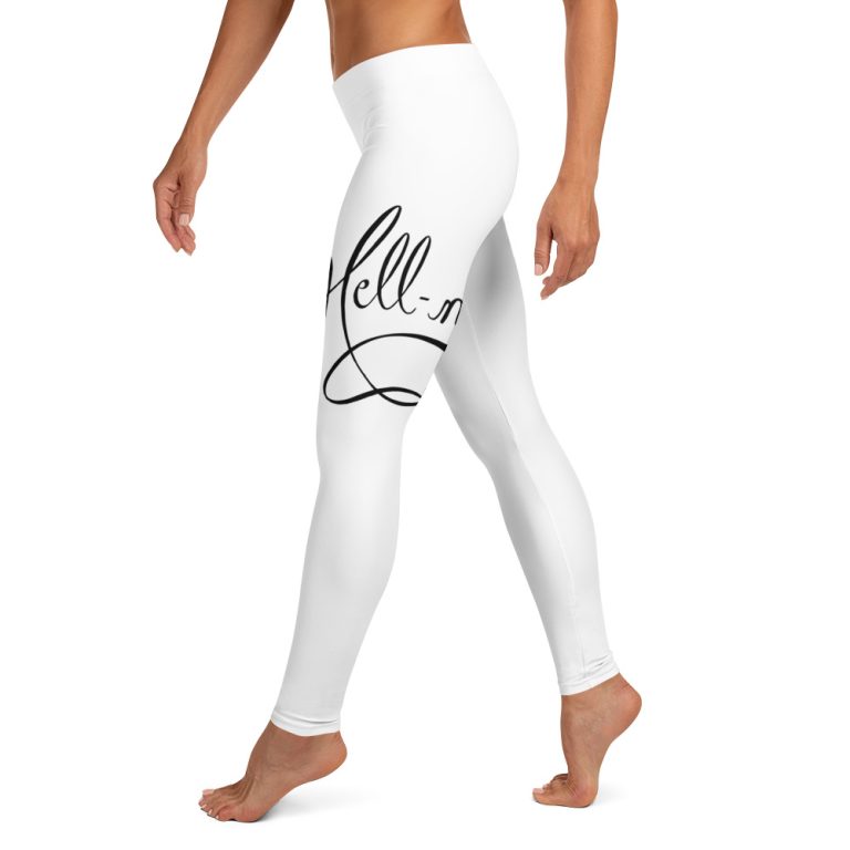 all-over-print-leggings-white-left-67670869b7508.jpg Gary Taxali "Hell-no" Leggings - art fashion by Gary Taxali