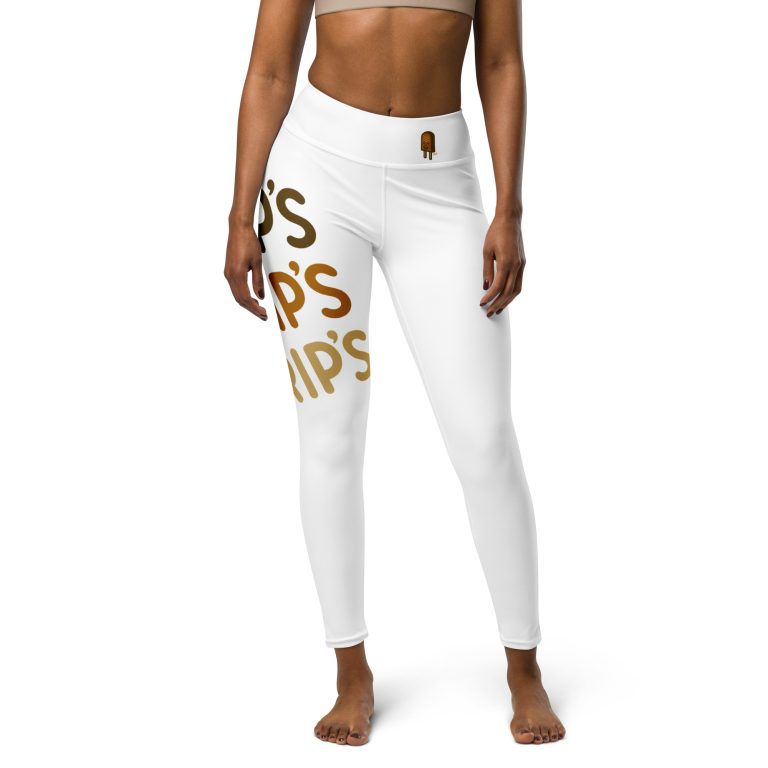 all-over-print-yoga-leggings-white-front-676701381485f.jpg Gary Taxali "Drip Drip Drip" Yoga Leggings - pop art apparel by Canadian artist Gary Taxali