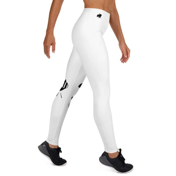 all-over-print-yoga-leggings-white-right-67670f2d2126a.jpg Gary Taxali "Bye" Yoga Leggings - pop art apparel by Gary Taxali