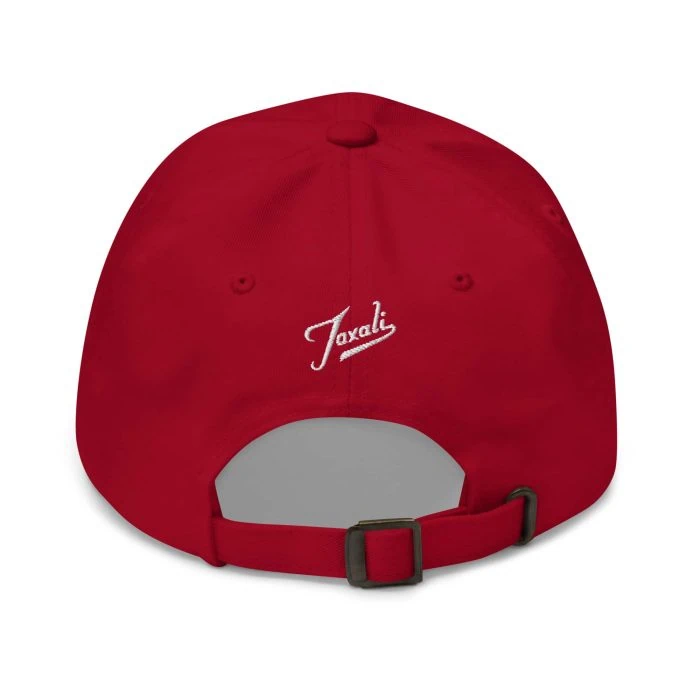 classic-dad-hat-cranberry-back-66d37c39eb792.jpg Gary Taxali "Kamala Wave" cap - art fashion by Gary Taxali