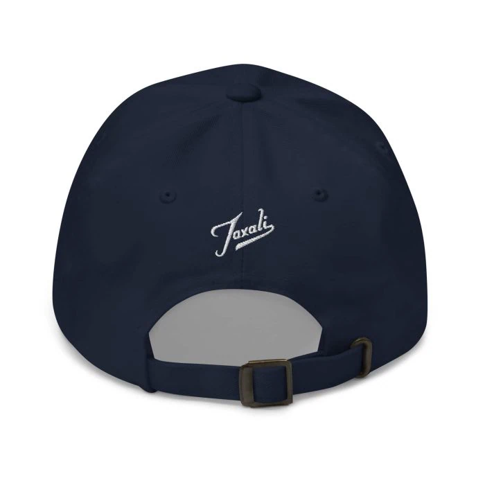 classic-dad-hat-navy-back-66d37c39ebff9.jpg Gary Taxali "Kamala Wave" cap - art fashion by Gary Taxali