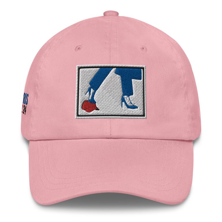 Special Edition "Kamala 2024" Pink cap - pop art apparel by Canadian artist Gary Taxali