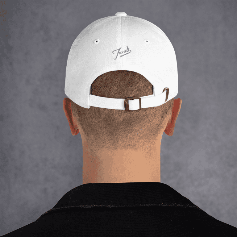 classic-dad-hat-white-back-66d48c90aa9a9 Gary Taxali “Wave” cap - pop art apparel by Canadian artist Gary Taxali