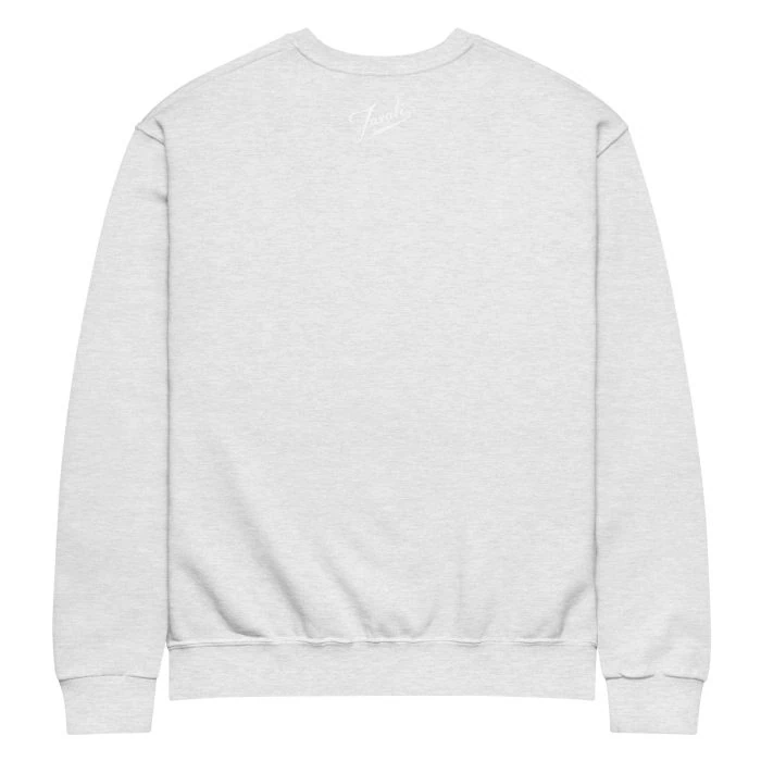 classic-unisex-crew-neck-sweatshirt-ash-back-692f4fdb590ca.jpg "MAMDANI FLAG" CREW NECK SWEATSHIRT - artist designed clothing by Gary Taxali