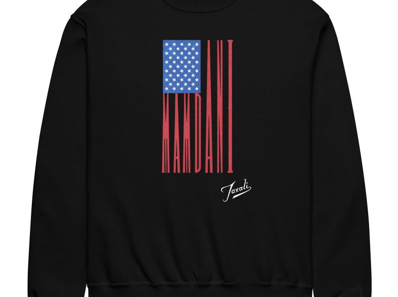 "MAMDANI FLAG" CREW NECK SWEATSHIRT - DARK COLOURS