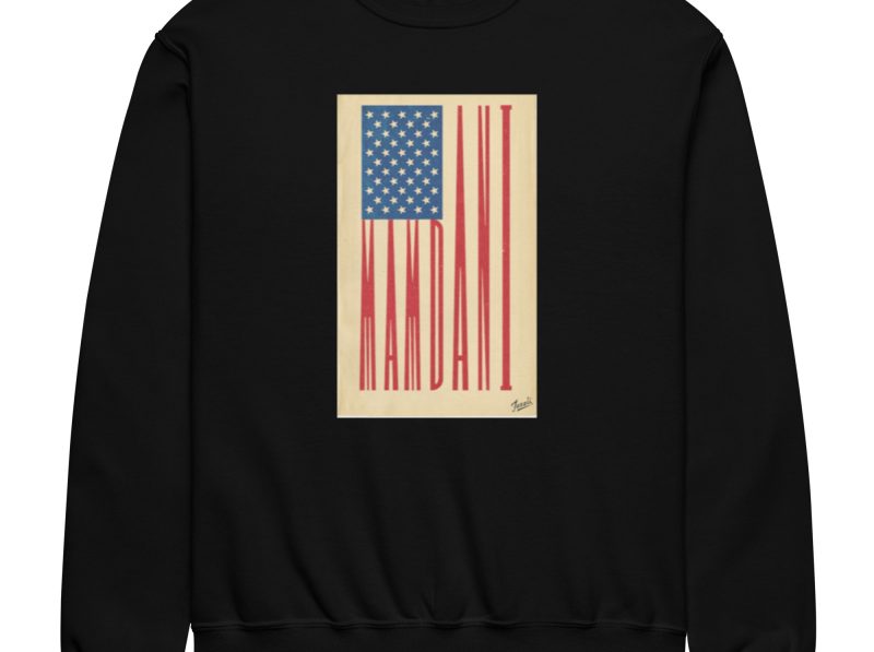 "MAMDANI FLAG" CREW NECK SWEATSHIRT