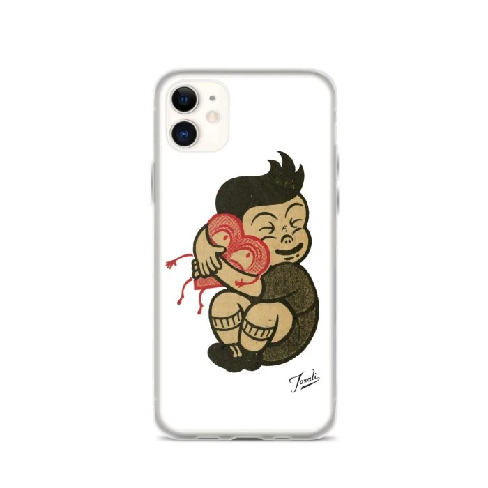 clear-case-for-iphone-iphone-11-case-on-phone-691ce119a6a5a.jpg "Love You" Clear Case for iPhone® - artwork by Canadian artist Gary Taxali