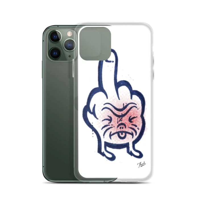 clear-case-for-iphone-iphone-11-pro-case-with-phone-691cdee969c7c.jpg "Don't Call Me" Clear Case for iPhone® - artwork by Canadian artist Gary Taxali