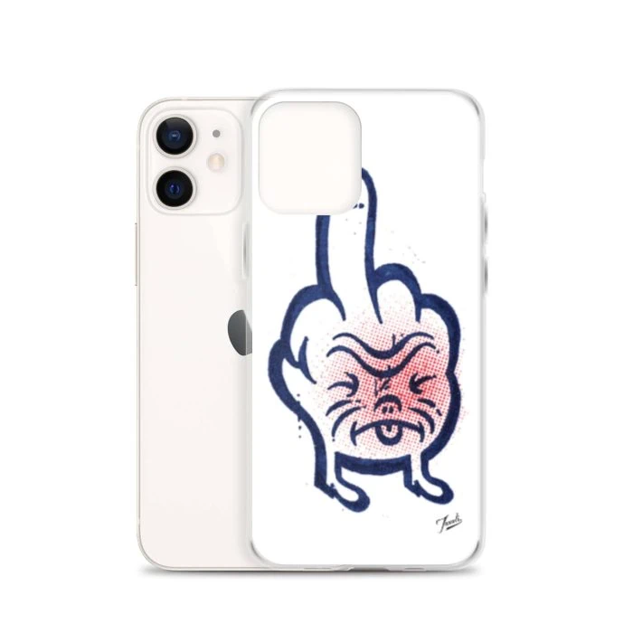 clear-case-for-iphone-iphone-12-case-with-phone-691cdee96a139.jpg "Don't Call Me" Clear Case for iPhone® - artwork by Canadian artist Gary Taxali