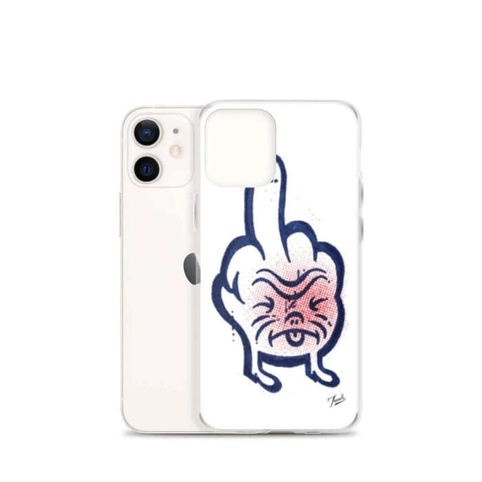 clear-case-for-iphone-iphone-12-mini-case-with-phone-691cdee969e3d.jpg "Don't Call Me" Clear Case for iPhone® - artwork by Canadian artist Gary Taxali