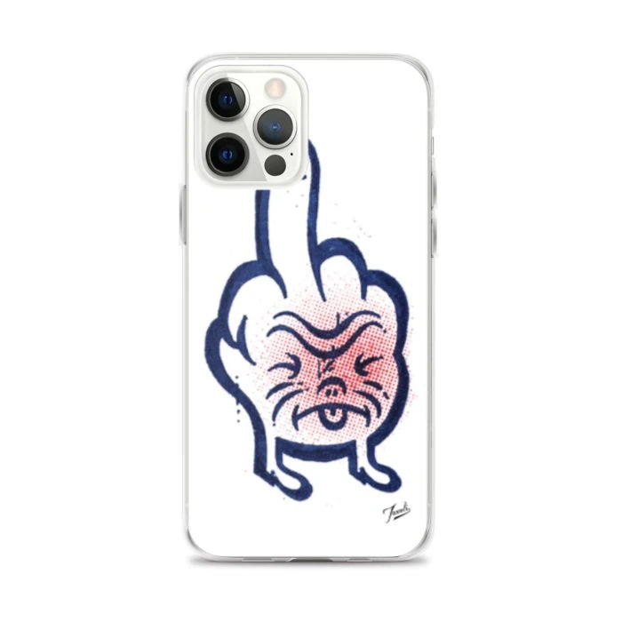 clear-case-for-iphone-iphone-12-pro-max-case-on-phone-691cdee969ed1.jpg "Don't Call Me" Clear Case for iPhone® - artwork by Canadian artist Gary Taxali
