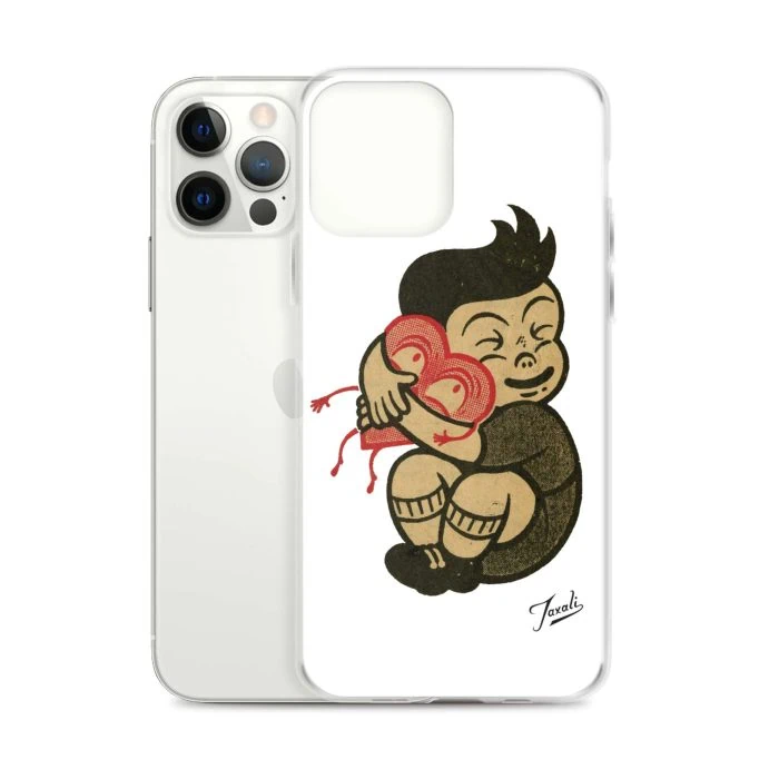 clear-case-for-iphone-iphone-12-pro-max-case-with-phone-691ce119a6e2b.jpg "Love You" Clear Case for iPhone® - artwork by Canadian artist Gary Taxali