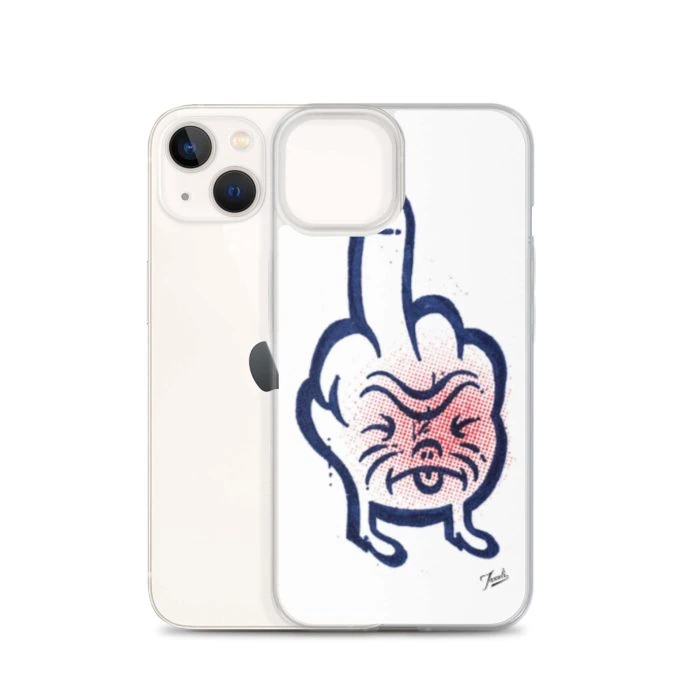 clear-case-for-iphone-iphone-13-case-with-phone-691cdee96a763.jpg "Don't Call Me" Clear Case for iPhone® - artwork by Canadian artist Gary Taxali