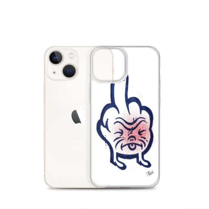 clear-case-for-iphone-iphone-13-mini-case-with-phone-691cdee96a2c8.jpg "Don't Call Me" Clear Case for iPhone® - artwork by Canadian artist Gary Taxali