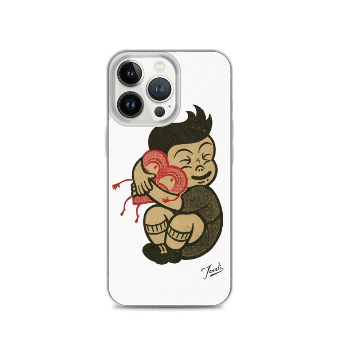 clear-case-for-iphone-iphone-13-pro-case-on-phone-691ce119a75c4.jpg "Love You" Clear Case for iPhone® - artwork by Canadian artist Gary Taxali