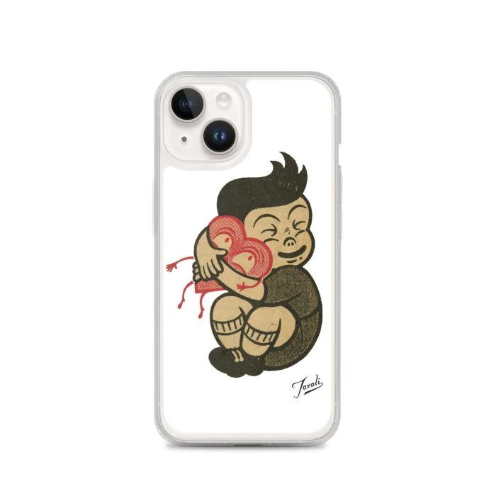 clear-case-for-iphone-iphone-14-case-on-phone-691ce119a7e72.jpg "Love You" Clear Case for iPhone® - artwork by Canadian artist Gary Taxali