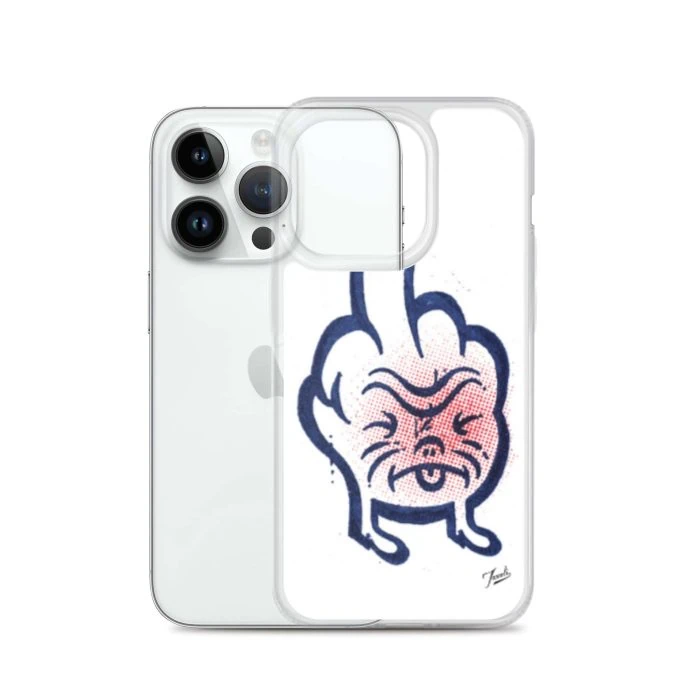 clear-case-for-iphone-iphone-14-pro-case-with-phone-691cdee96ac1c.jpg "Don't Call Me" Clear Case for iPhone® - artwork by Canadian artist Gary Taxali