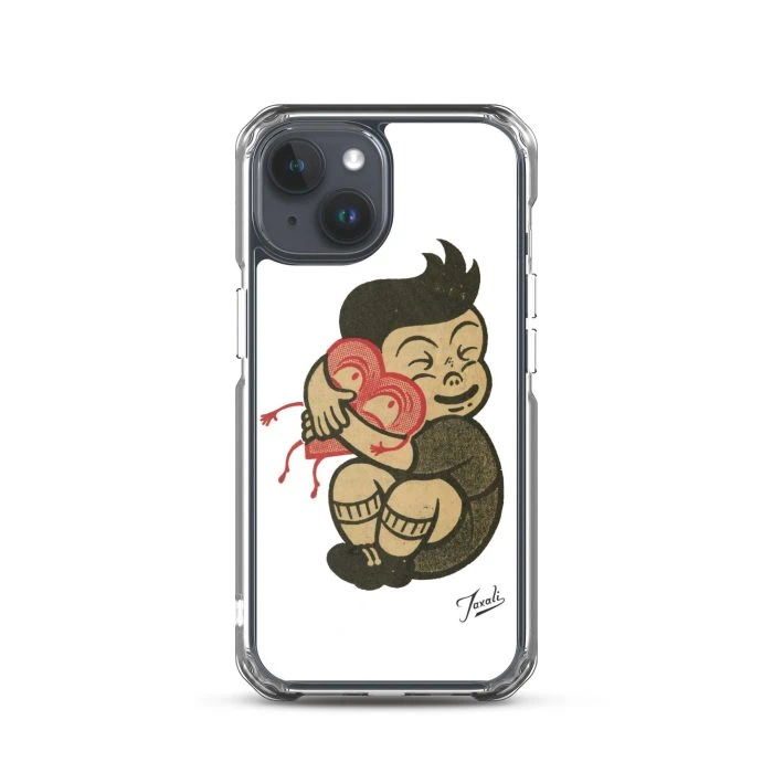 clear-case-for-iphone-iphone-15-case-on-phone-691ce119a84c5.jpg "Love You" Clear Case for iPhone® - artwork by Canadian artist Gary Taxali