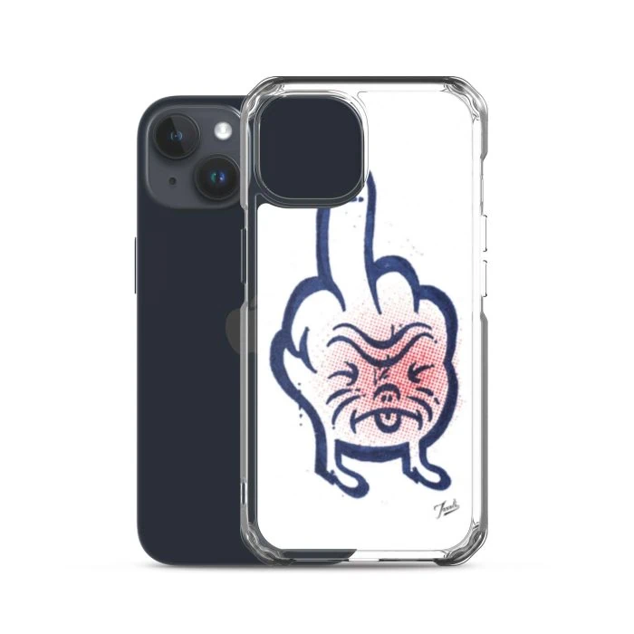 clear-case-for-iphone-iphone-15-case-with-phone-691cdee96b34e.jpg "Don't Call Me" Clear Case for iPhone® - artwork by Canadian artist Gary Taxali