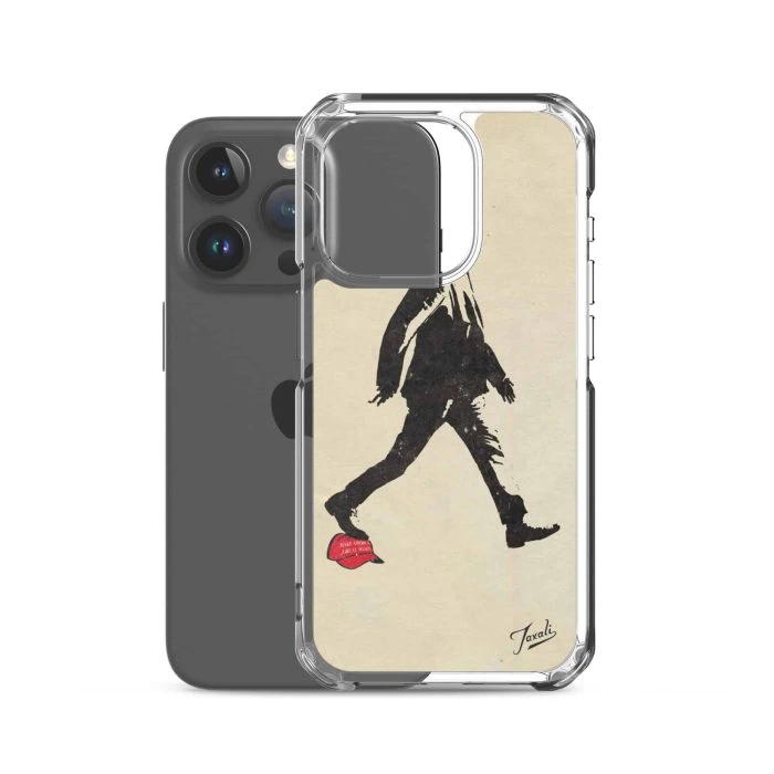 clear-case-for-iphone-iphone-15-pro-case-with-phone-692f4286278b3.jpg "Mamdani" Clear Case for iPhone® - artwork by Canadian artist Gary Taxali