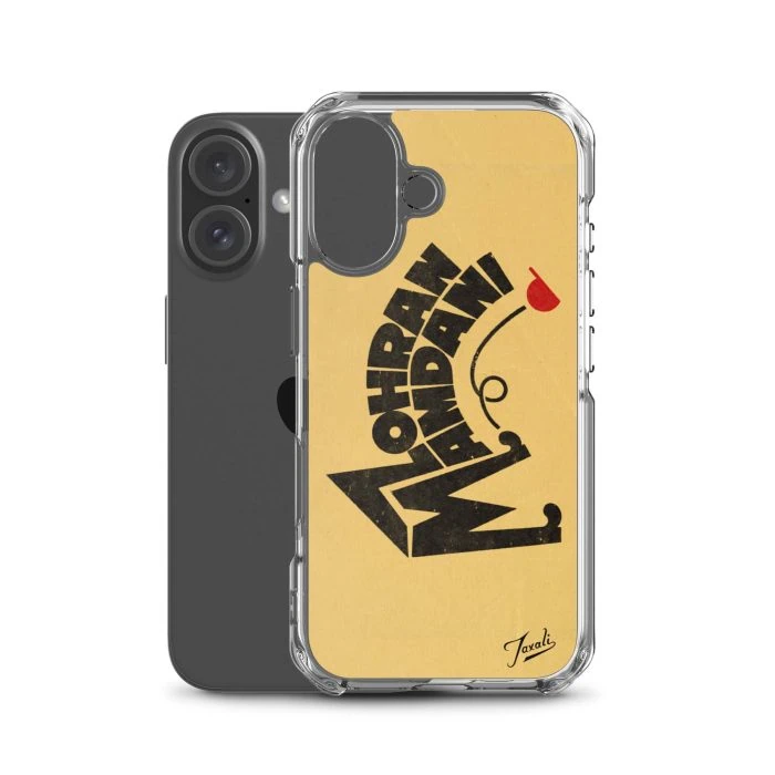 clear-case-for-iphone-iphone-16-case-with-phone-692f4e319b41c.jpg "Mamdani Kicks" Clear Case for iPhone® - artwork by Gary Taxali