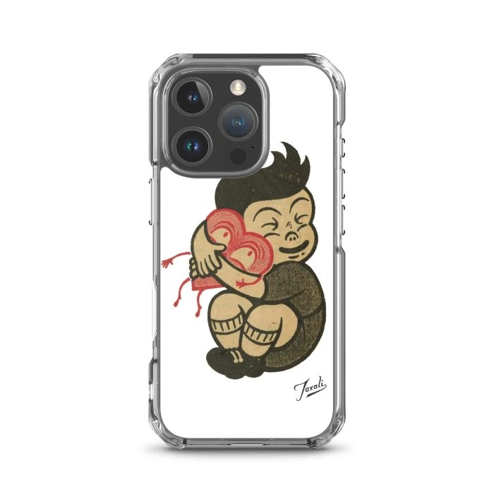 clear-case-for-iphone-iphone-16-pro-case-on-phone-691ce119a8a0a.jpg "Love You" Clear Case for iPhone® - artwork by Canadian artist Gary Taxali
