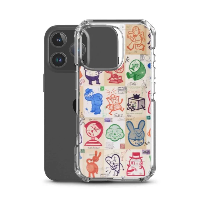 clear-case-for-iphone-iphone-16-pro-case-with-phone-6913ae182af08.jpg "Wallop" Clear Case for iPhone® - artwork by Gary Taxali