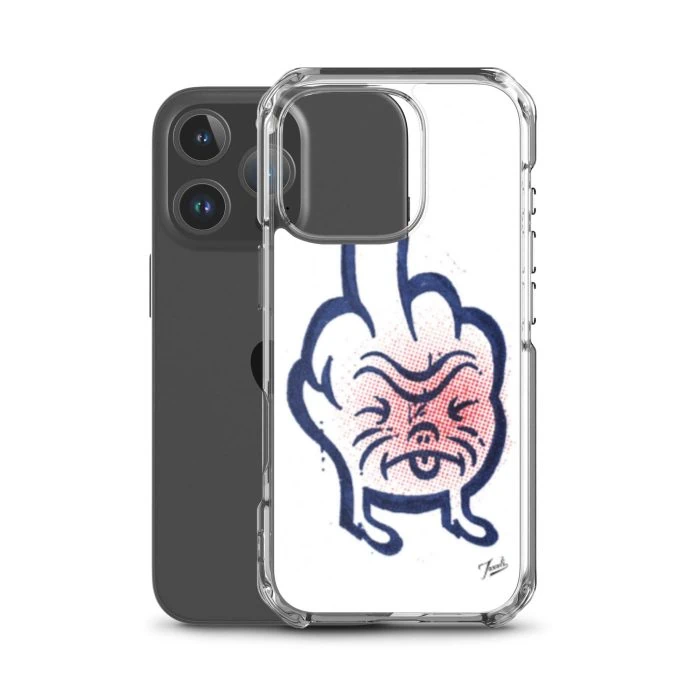 clear-case-for-iphone-iphone-16-pro-case-with-phone-691cdee96b7f2.jpg "Don't Call Me" Clear Case for iPhone® - artwork by Canadian artist Gary Taxali