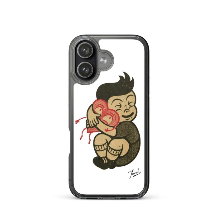 clear-case-for-iphone-iphone-17-case-on-phone-691ce119a8f52.jpg "Love You" Clear Case for iPhone® - artwork by Canadian artist Gary Taxali