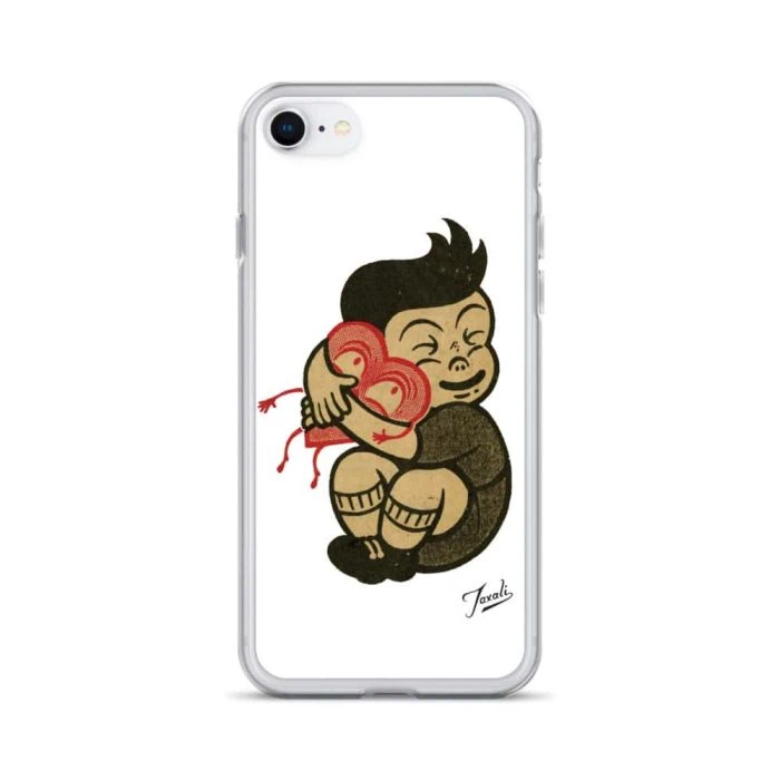 clear-case-for-iphone-iphone-se-case-on-phone-691ce119a90c7.jpg "Love You" Clear Case for iPhone® - artwork by Canadian artist Gary Taxali