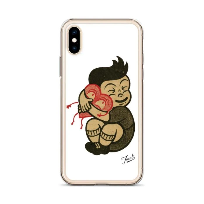 clear-case-for-iphone-iphone-x-xs-case-on-phone-691ce119a9362.jpg "Love You" Clear Case for iPhone® - artwork by Canadian artist Gary Taxali