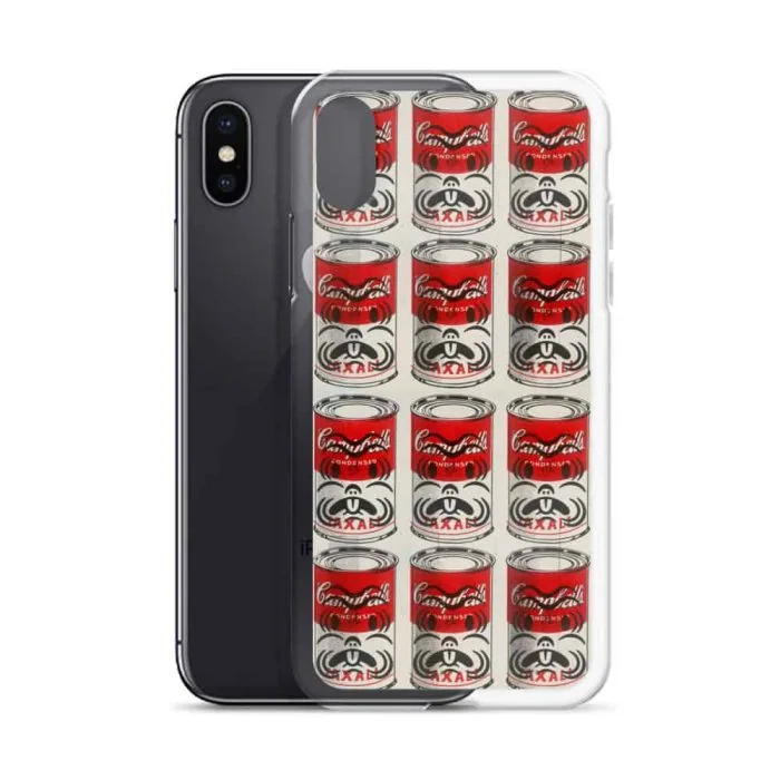 clear-case-for-iphone-iphone-x-xs-case-with-phone-66e04bb1775ea.jpg "Campbell's Condensed Taxali" Clear Case for iPhone® - artwork by Gary Taxali