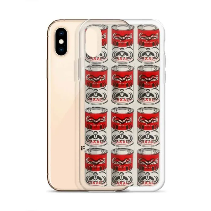 clear-case-for-iphone-iphone-x-xs-case-with-phone-66e04bb177722.jpg "Campbell's Condensed Taxali" Clear Case for iPhone® - artwork by Gary Taxali