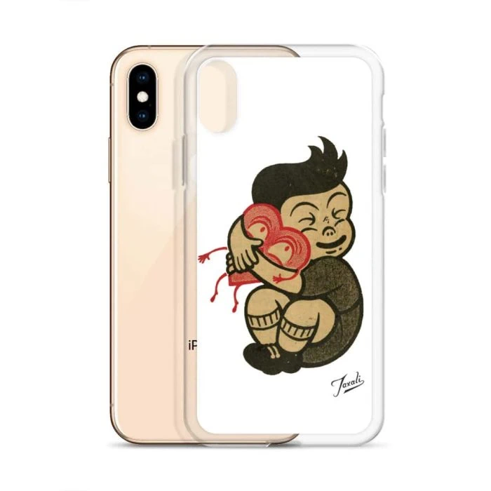 clear-case-for-iphone-iphone-x-xs-case-with-phone-691ce119a93f3.jpg "Love You" Clear Case for iPhone® - artwork by Canadian artist Gary Taxali