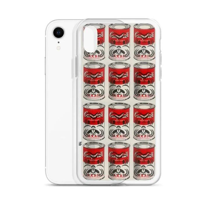 clear-case-for-iphone-iphone-xr-case-with-phone-66e04bb177a1b.jpg "Campbell's Condensed Taxali" Clear Case for iPhone® - artwork by Gary Taxali