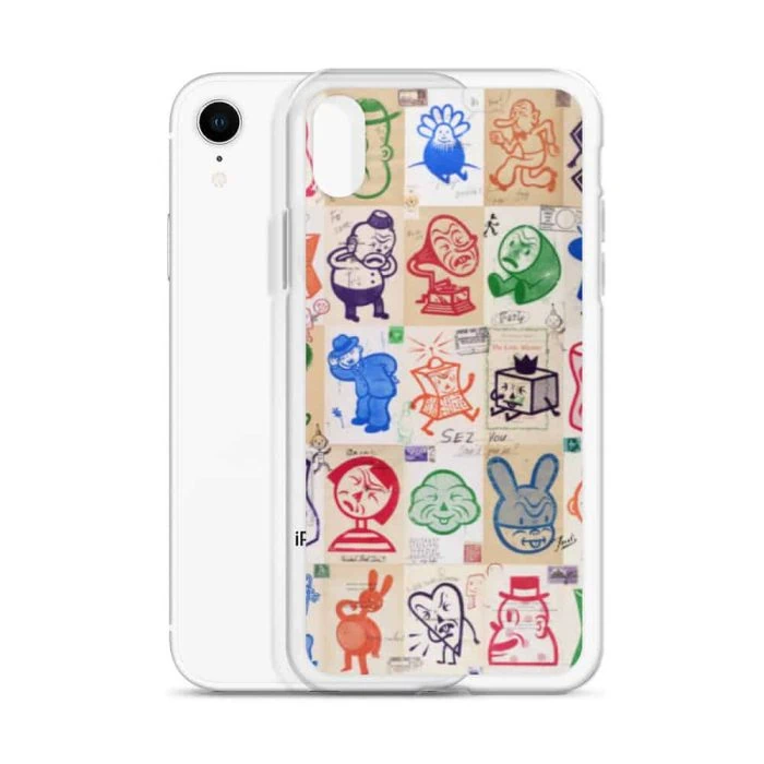 clear-case-for-iphone-iphone-xr-case-with-phone-6913ae182b5b4.jpg "Wallop" Clear Case for iPhone® - artwork by Gary Taxali