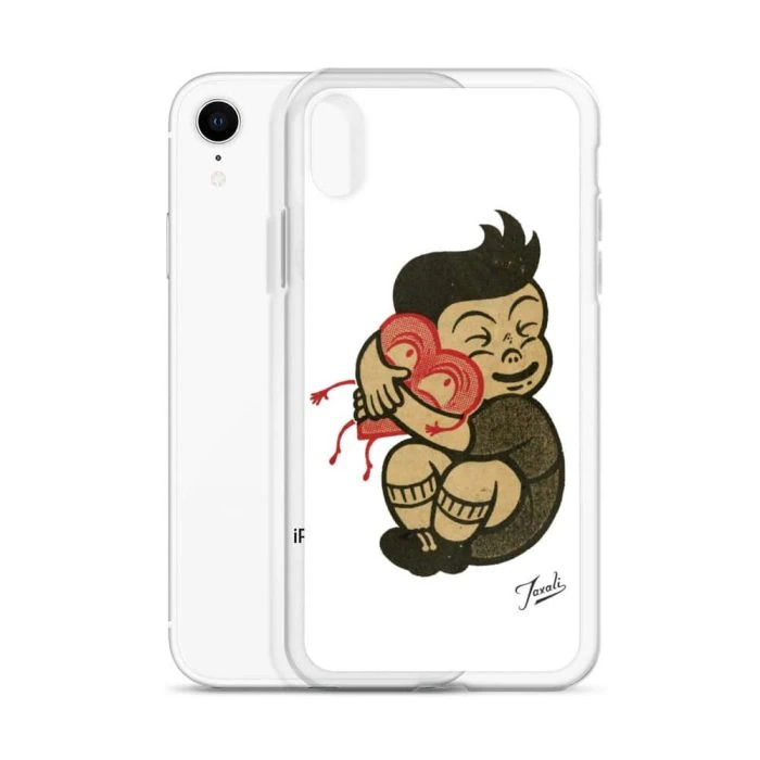 clear-case-for-iphone-iphone-xr-case-with-phone-691ce119a969f.jpg "Love You" Clear Case for iPhone® - artwork by Canadian artist Gary Taxali