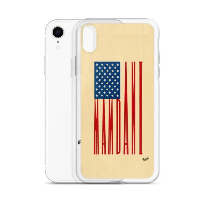 clear-case-for-iphone-iphone-xr-case-with-phone-692f4dfa8c931.jpg "MAMDANI FLAG" CLEAR CASE FOR iPHONE - artwork by Gary Taxali