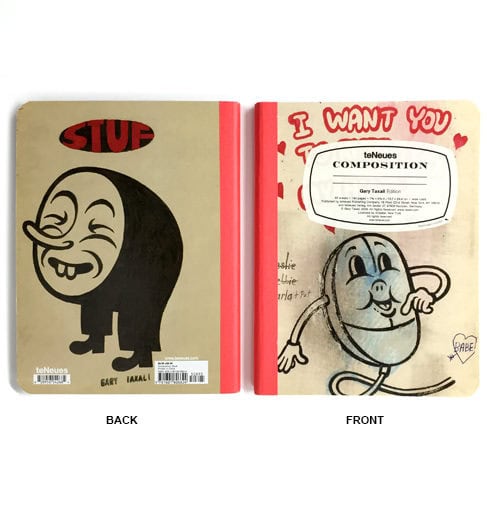 Composition Book - pop art gift by Gary Taxali