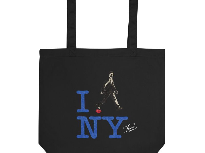 "ZOHRAN MAMDANI - I HEART NY" ECO TOTE BAG - BLACK
