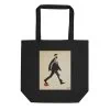 “ZOHRAN MAMDANI” ECO TOTE BAG - BLACK - art fashion by Canadian artist Gary Taxali