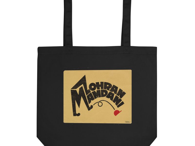 "MAMDANI KICKS" ECO TOTE BAG - BLACK