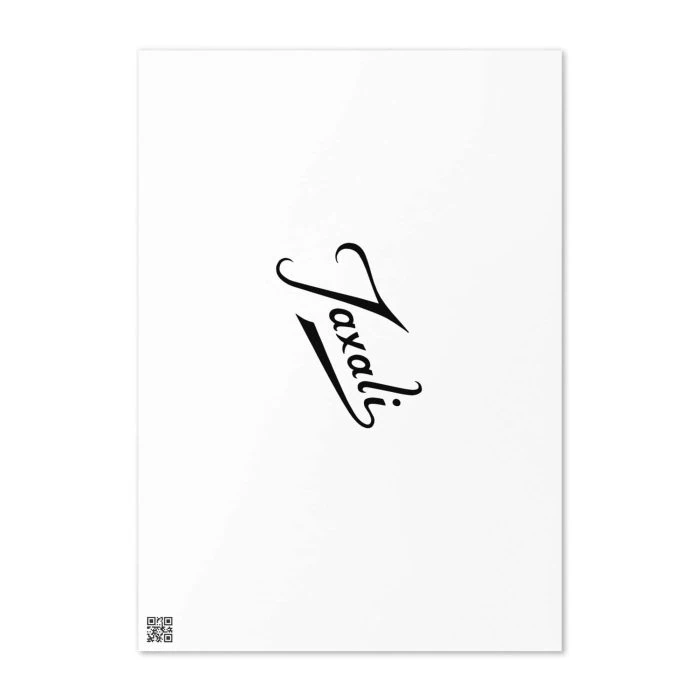 greeting-card-5.83x8.27-back-692f53fb3e61c.jpg GARY TAXALI “MAMDANI FLAG” GREETING CARD - pop art gift by Canadian artist Gary Taxali