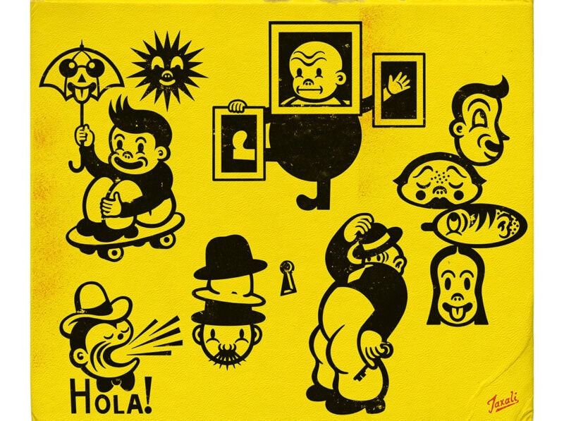 "Hola" Limited Edition Giclée Print - signed print by Gary Taxali