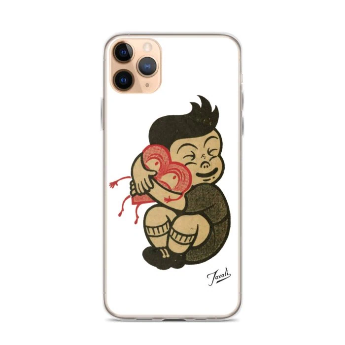 iphone-case-iphone-11-pro-max-case-on-phone-636bd2bcd0959.jpg "Love You" iPhone Case - artwork by Canadian artist Gary Taxali