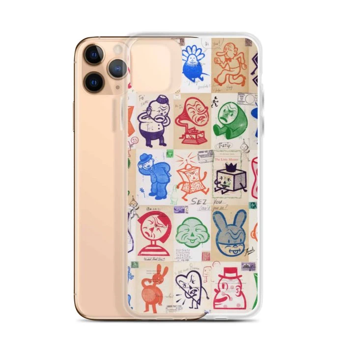 iphone-case-iphone-11-pro-max-case-with-phone-636bcfb83ba0a.jpg "Wallop" iPhone Case - artwork by Gary Taxali