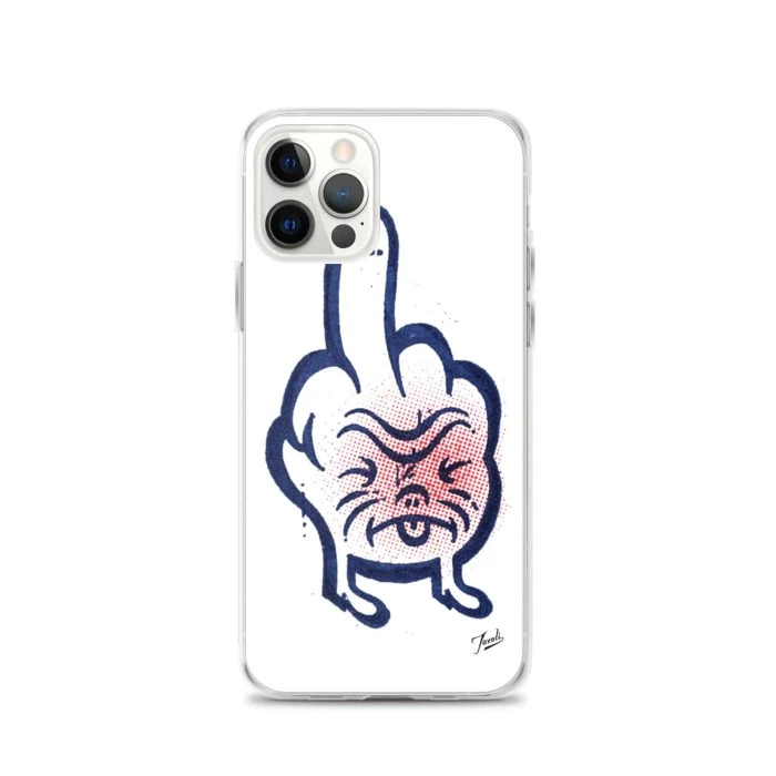 iphone-case-iphone-12-pro-case-on-phone-636bcd9d64526.jpg "Don't Call Me" iPhone Case - artwork by Canadian artist Gary Taxali